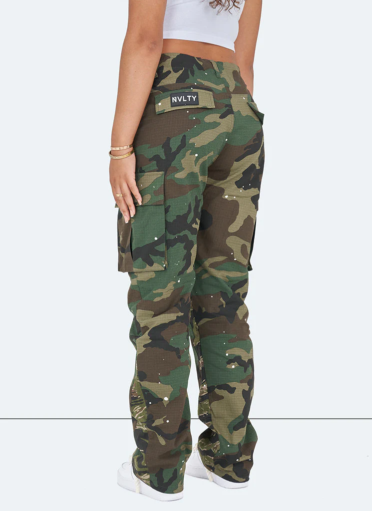 Vintage Flare Cargos - Camo Paint - Image 2
