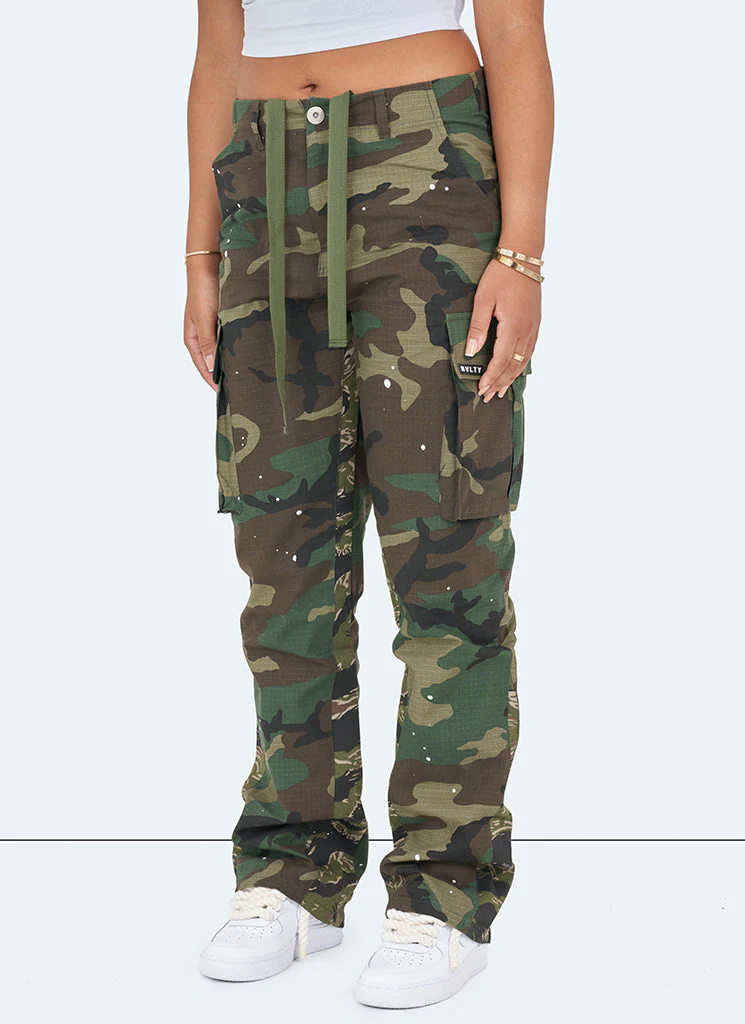 Vintage Flare Cargos - Camo Paint - Image 4