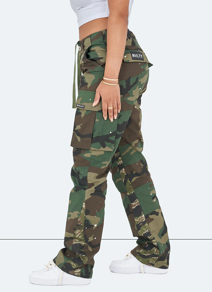Vintage Flare Cargos - Camo Paint - Image 6
