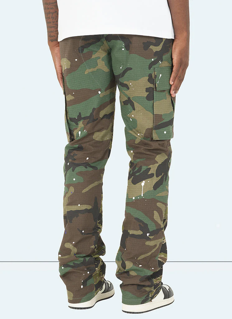 Vintage Flare Cargos - Camo Paint - Image 4