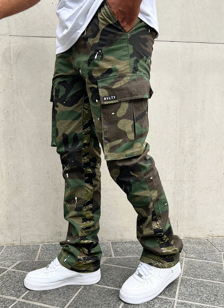 Vintage Flare Cargos - Camo Paint - Image 8