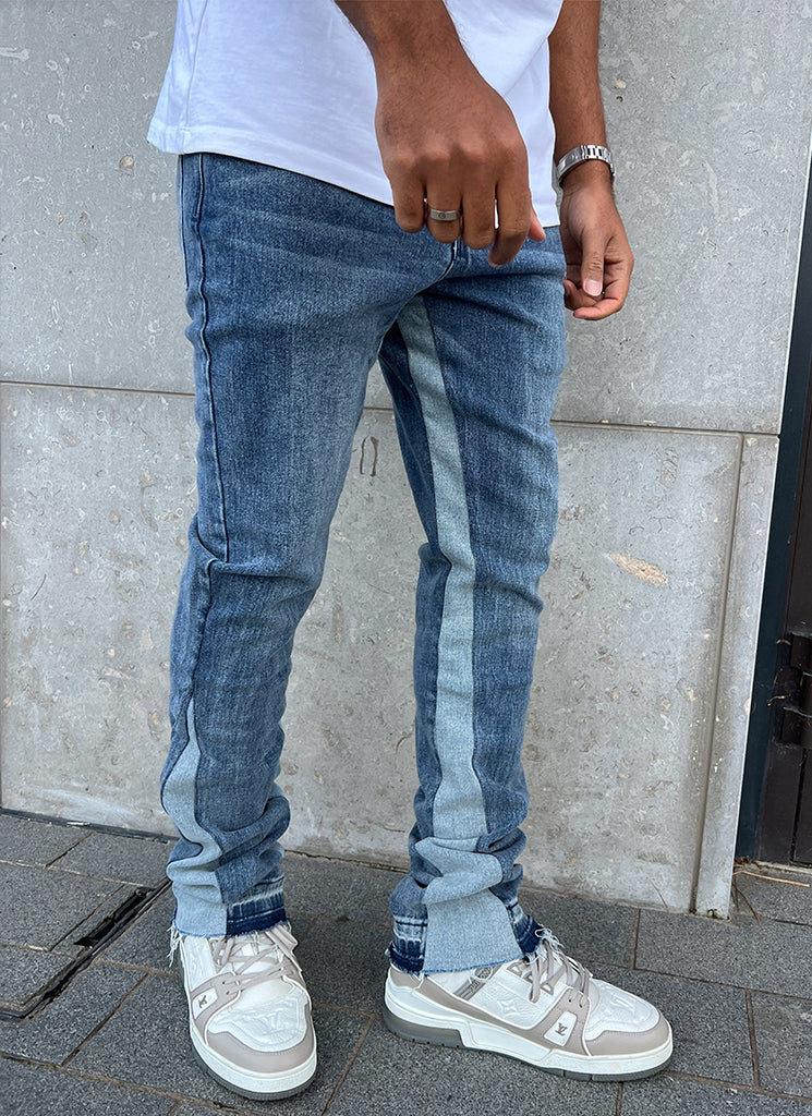 Vintage Flare Jeans - Blue - Image 11