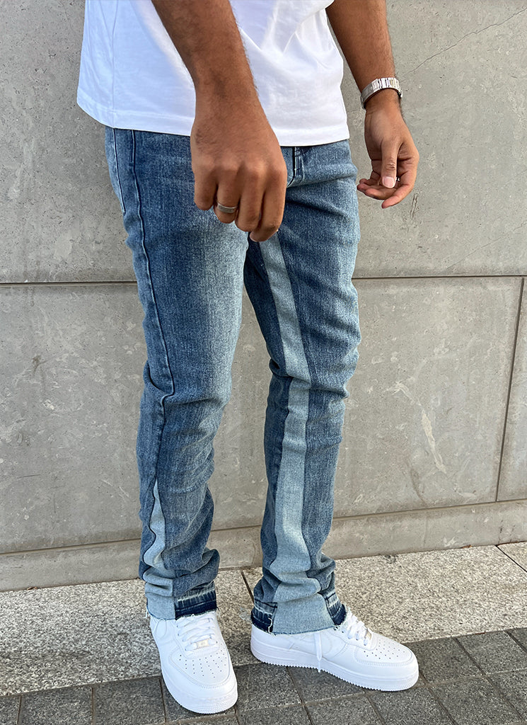 Vintage Flare Jeans - Blue - Image 14