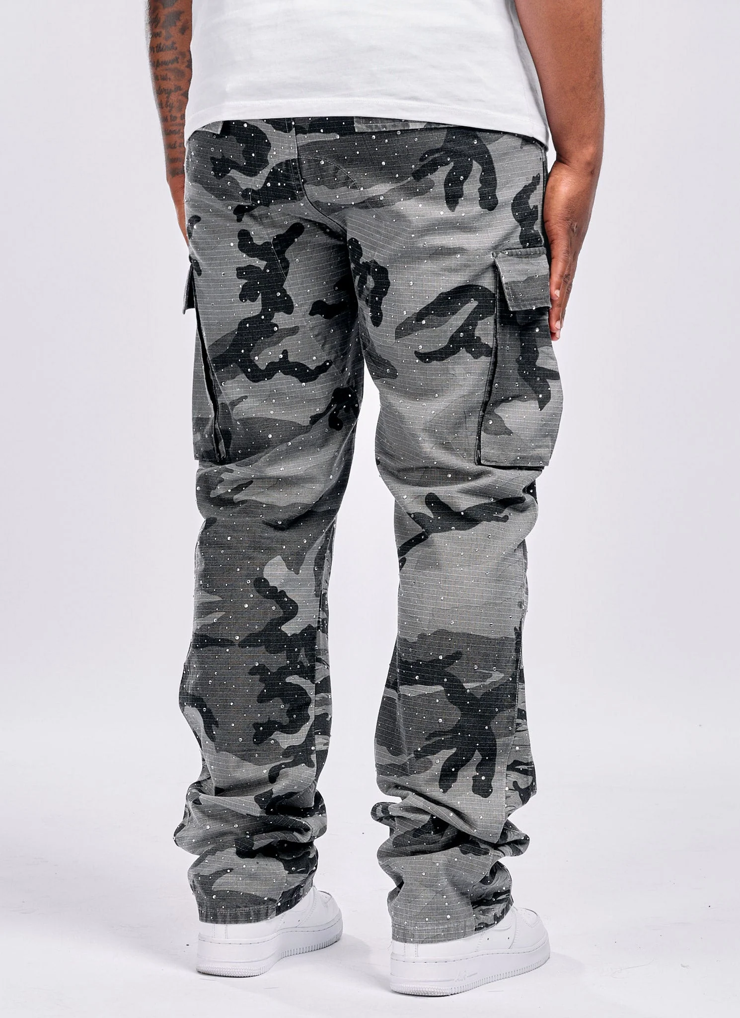 Vintage Flare VVS Cargos - Black Camo - Image 5