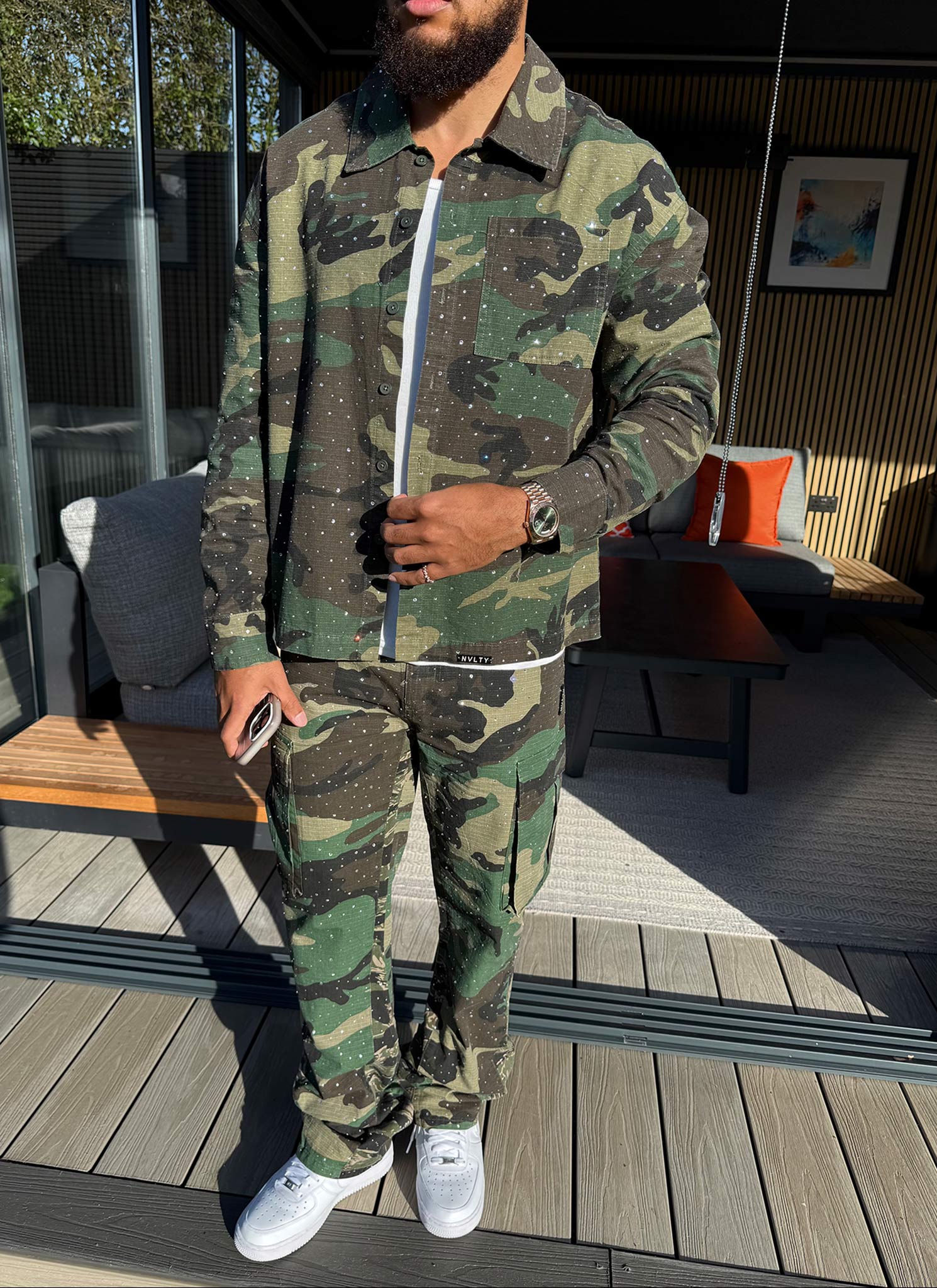 Vintage Flare VVS Cargos - Camo - Image 4