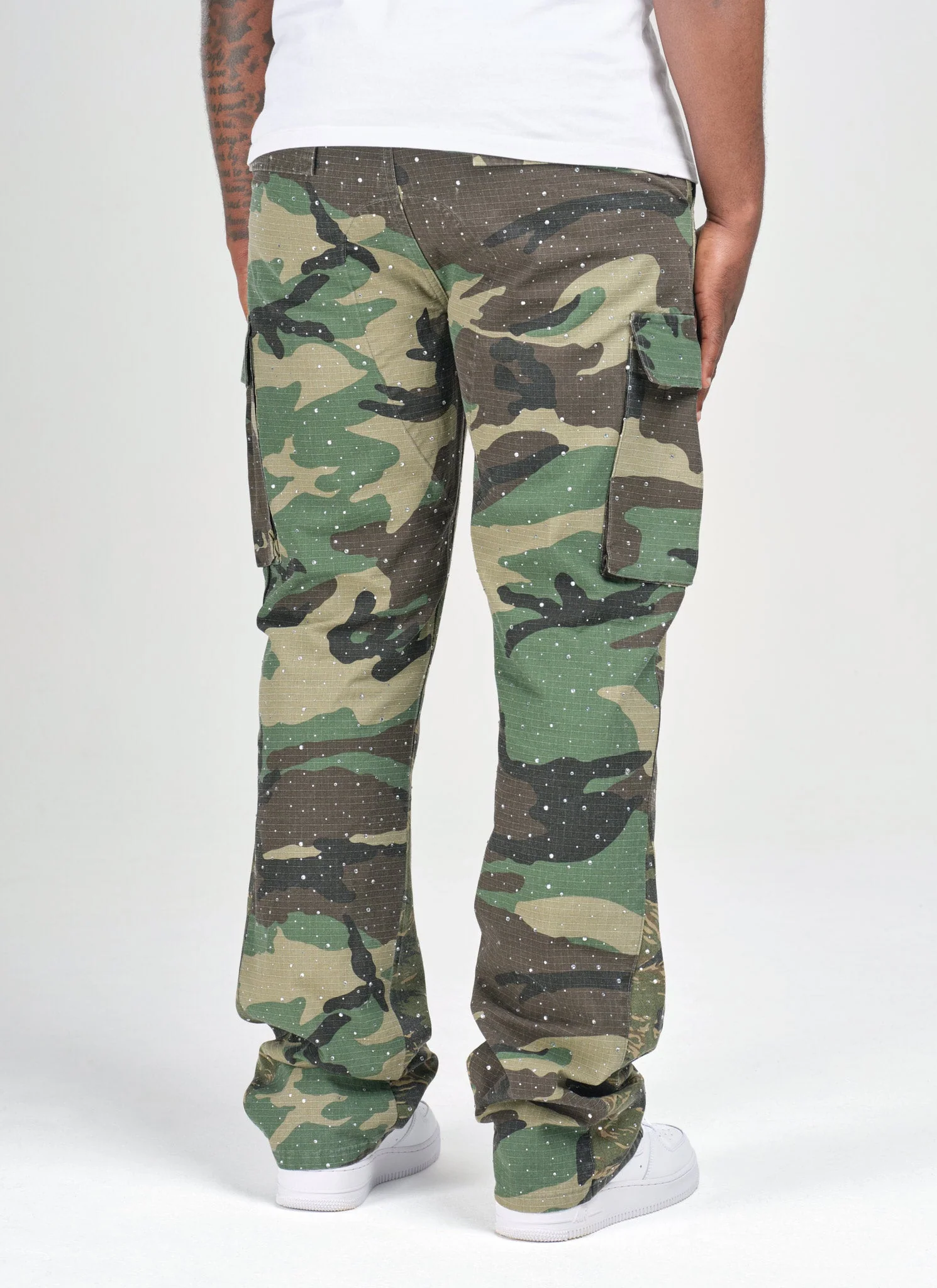 Vintage Flare VVS Cargos - Camo - Image 5