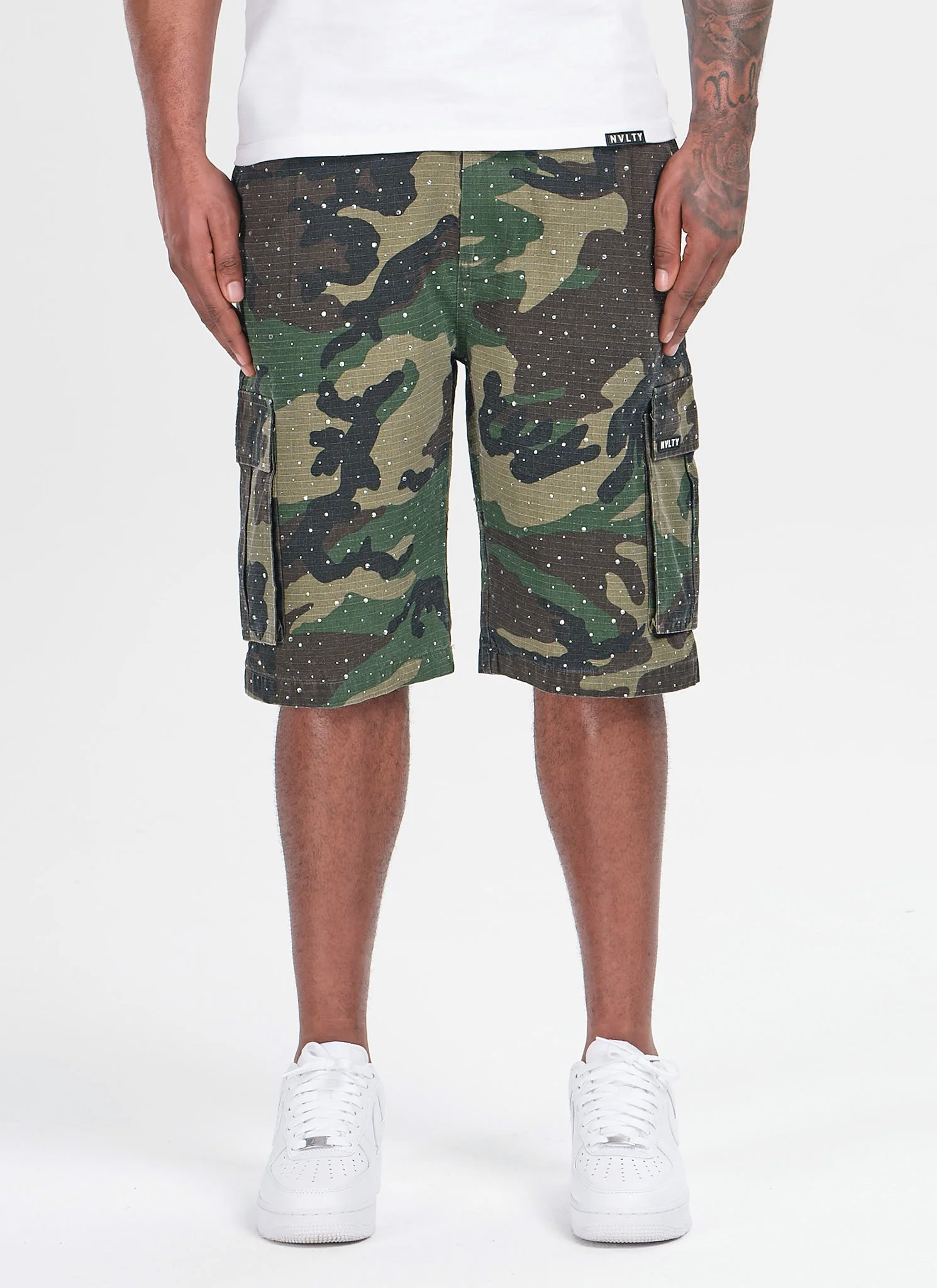Vintage Flooded VVS Cargo Shorts - Camo