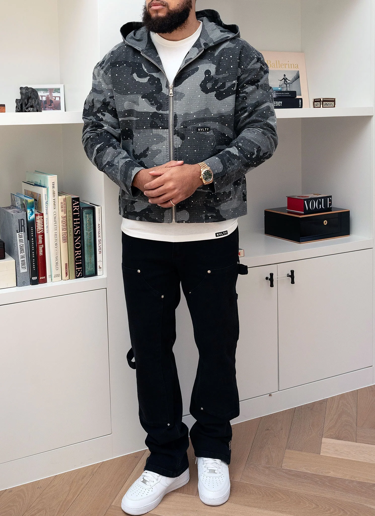 Vintage Flooded VVS Jacket - Black Camo - Image 6