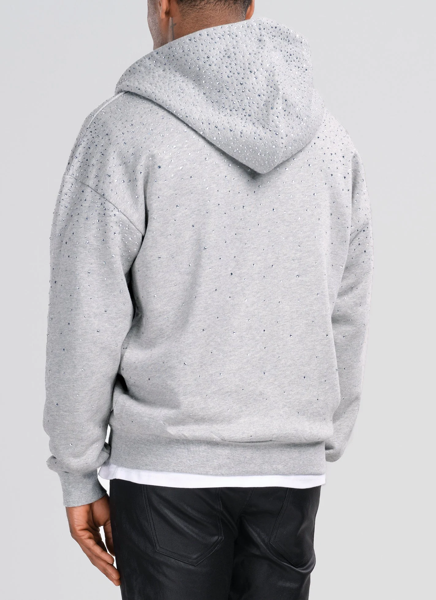 Vintage Flooded VVS Zip Hoodie - Grey - Image 5