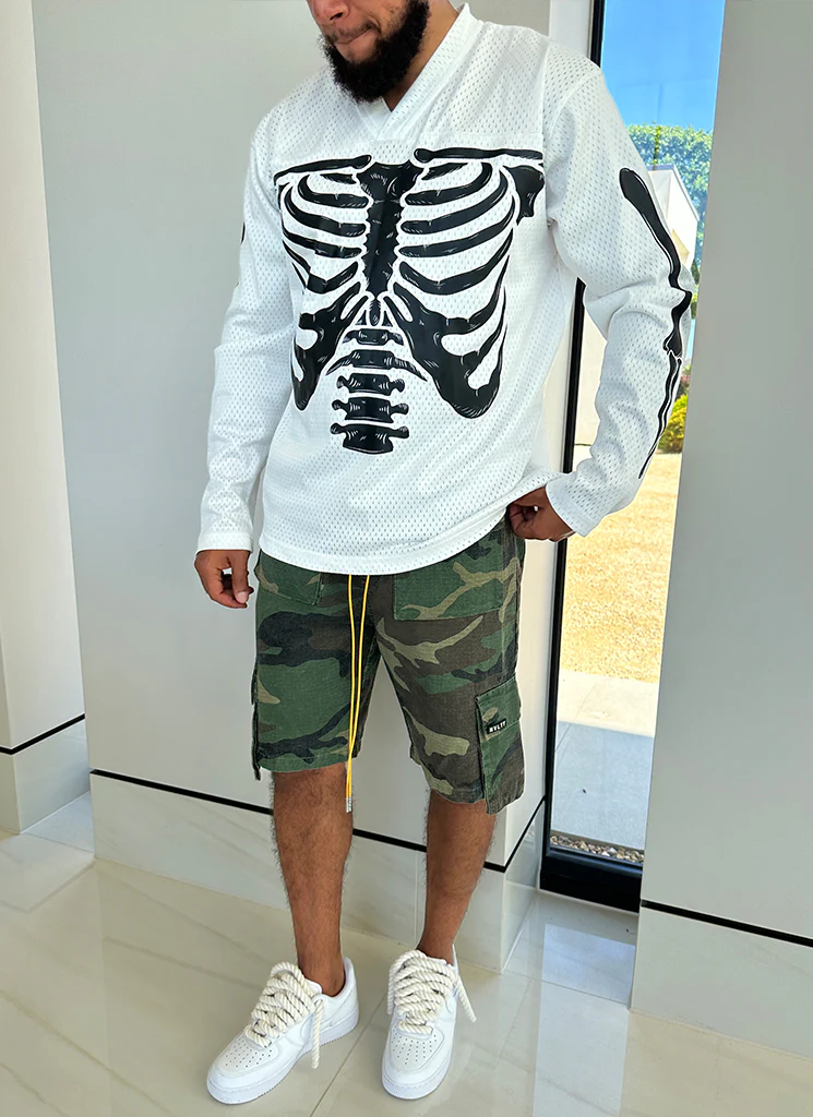 Vintage Skeleton Jersey - White - Image 11