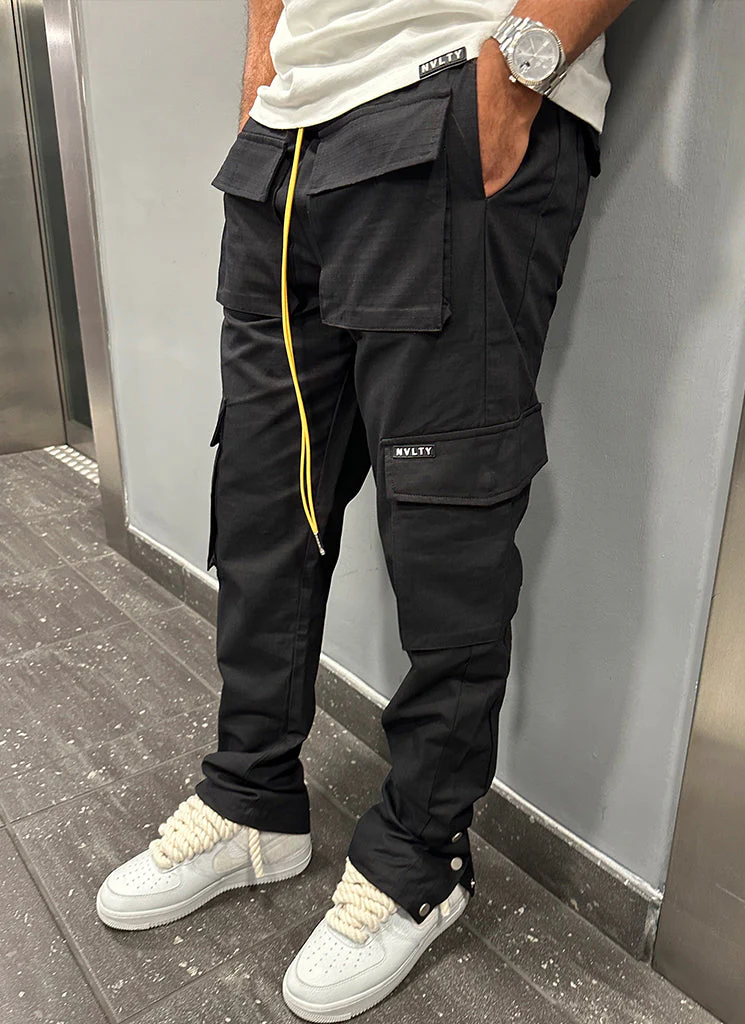 Vintage Snapper Cargos - Black - Image 4