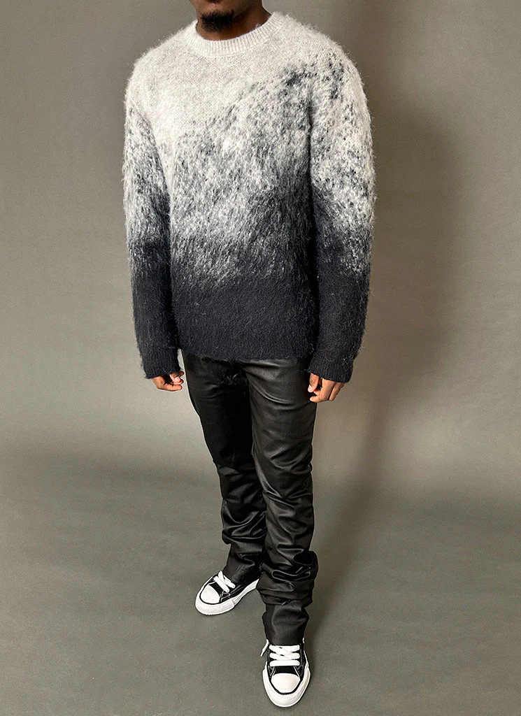 Vintage Stacked Wax Jeans - Black - Image 9