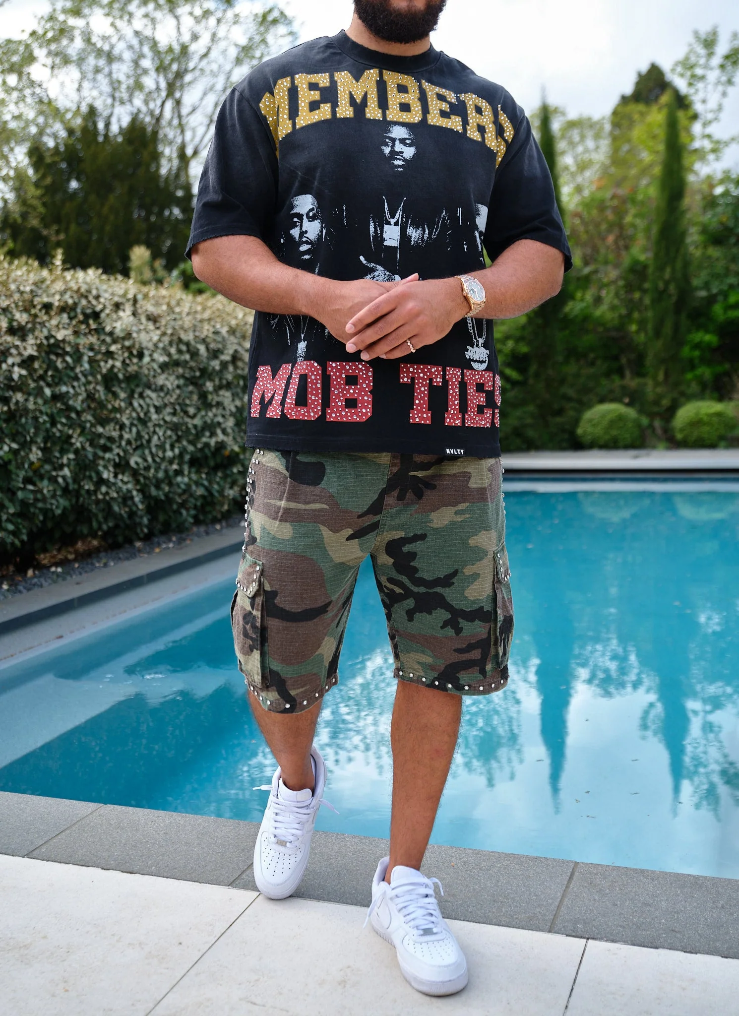 Vintage VVS Cargo Shorts - Camo - Image 3