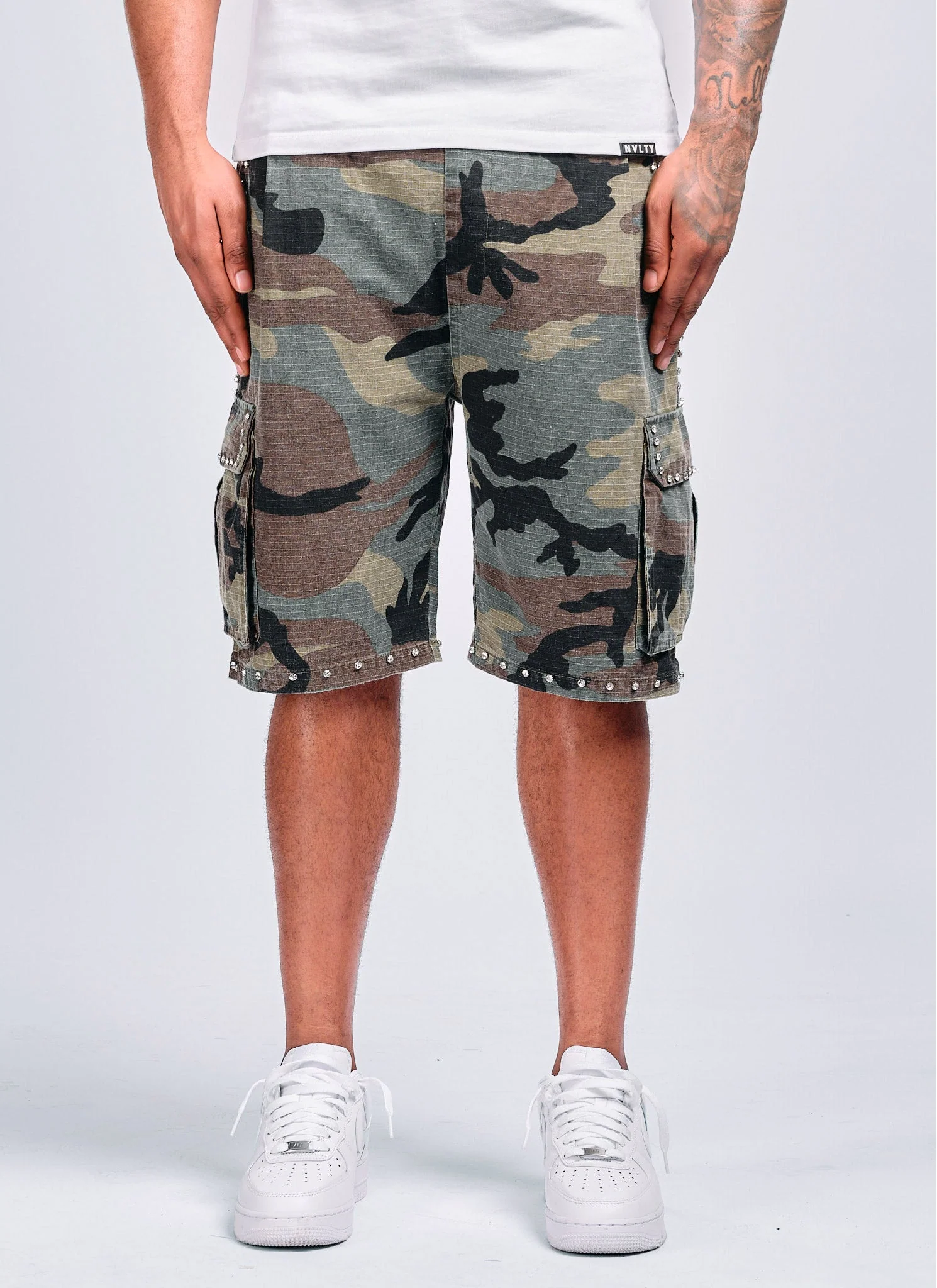 Vintage VVS Cargo Shorts - Camo - Image 4