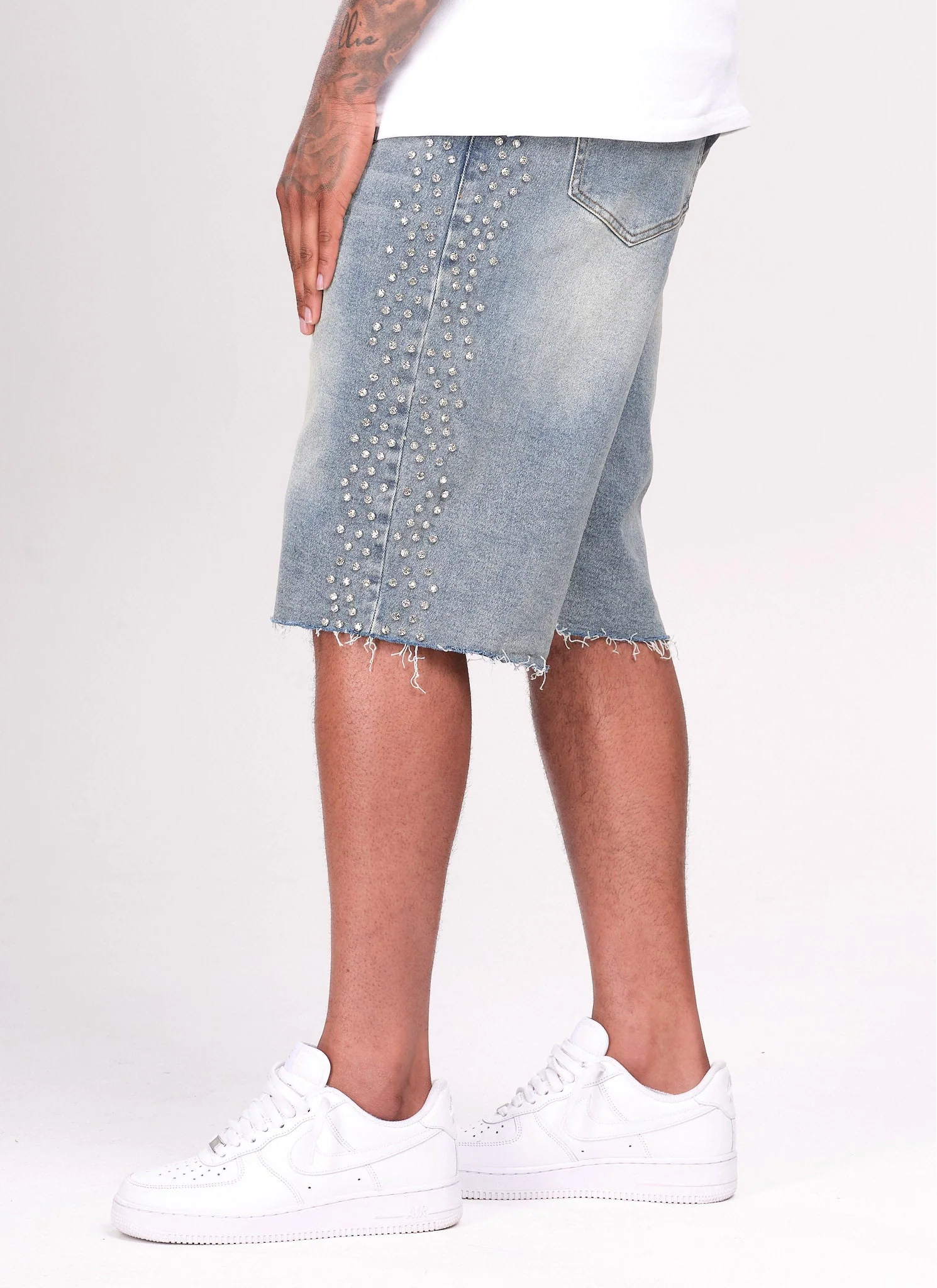 Vintage VVS Denim Shorts - Blue