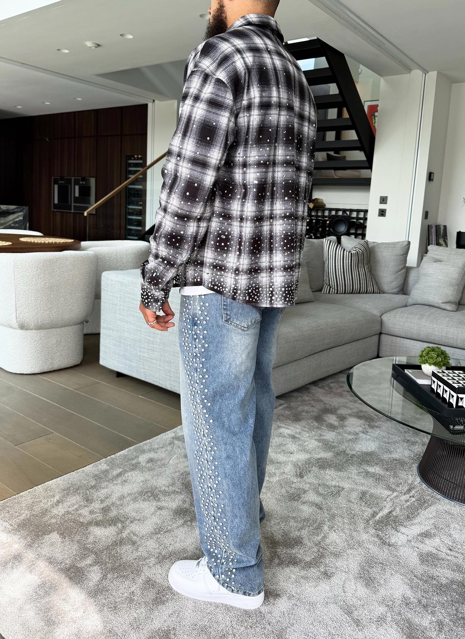 Vintage VVS Flannel - Black - Image 10