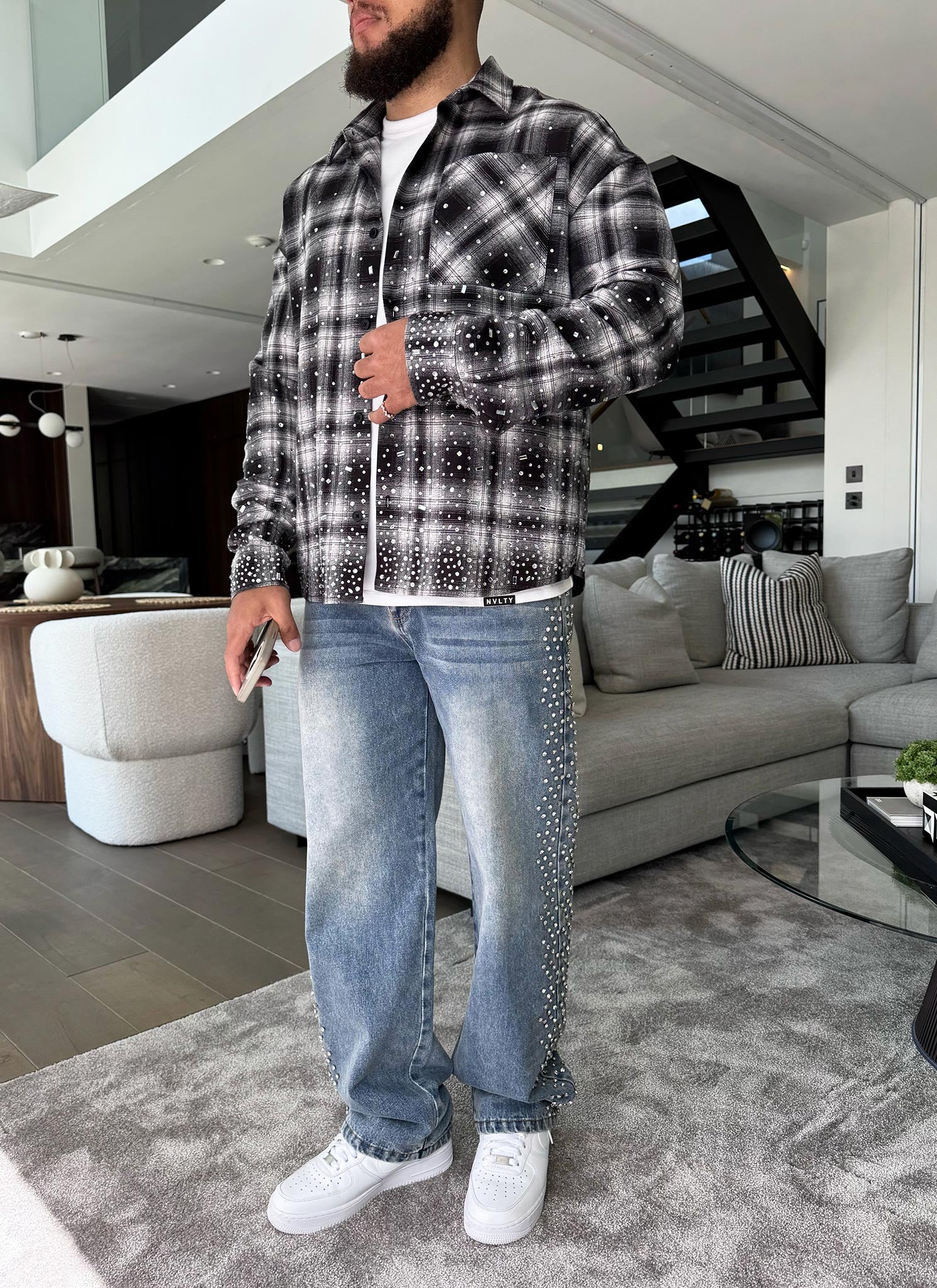 Vintage VVS Flannel - Black - Image 13