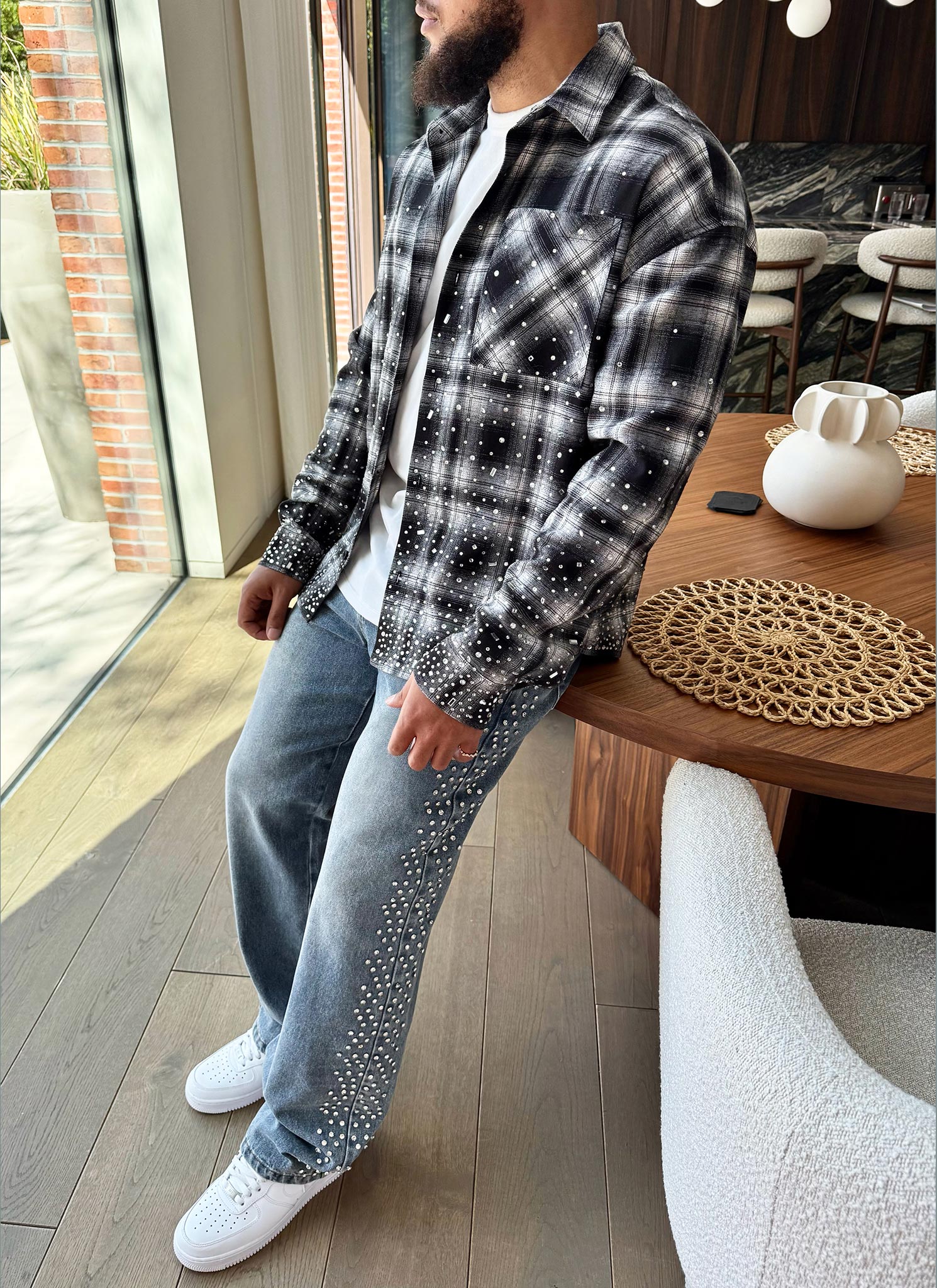 Vintage VVS Flannel - Black - Image 15