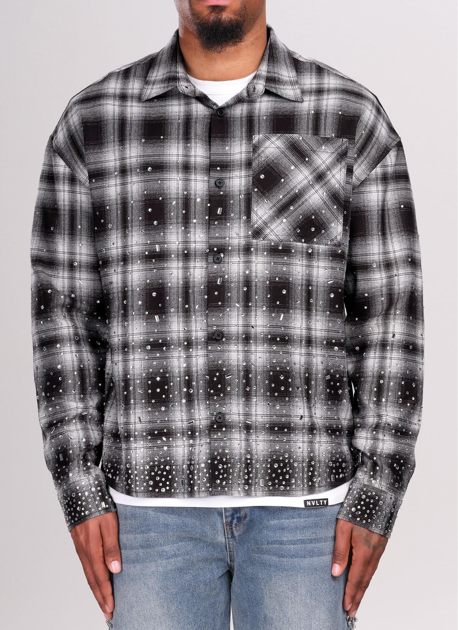 Vintage VVS Flannel - Black - Image 7