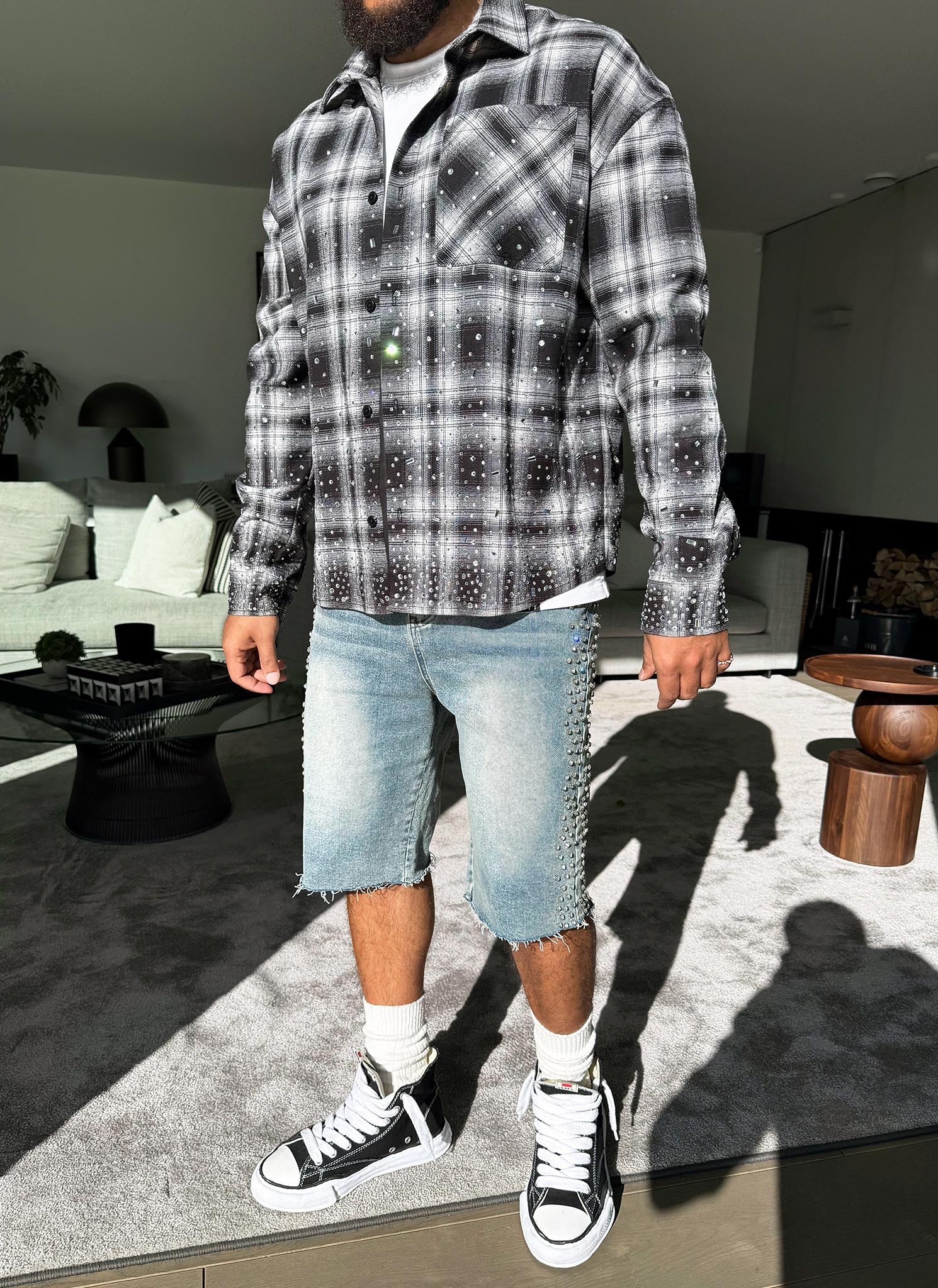 Vintage VVS Flannel - Black - Image 9