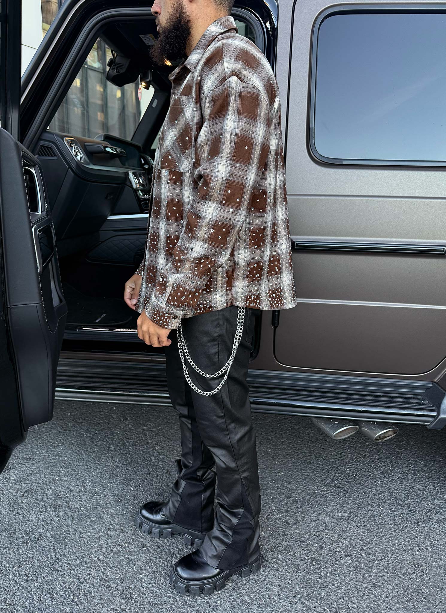 Vintage VVS Flannel - Brown - Image 11