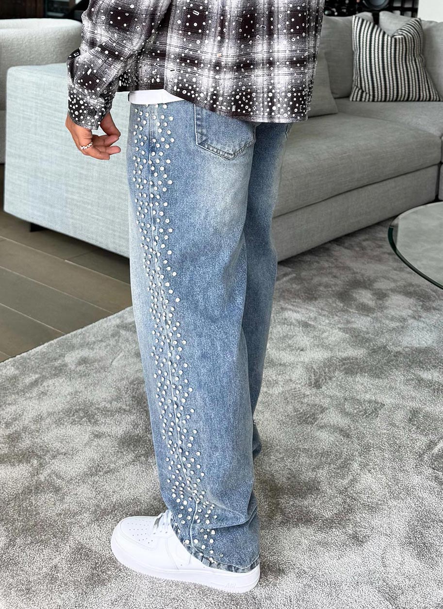 Vintage VVS Jeans - Blue - Image 11