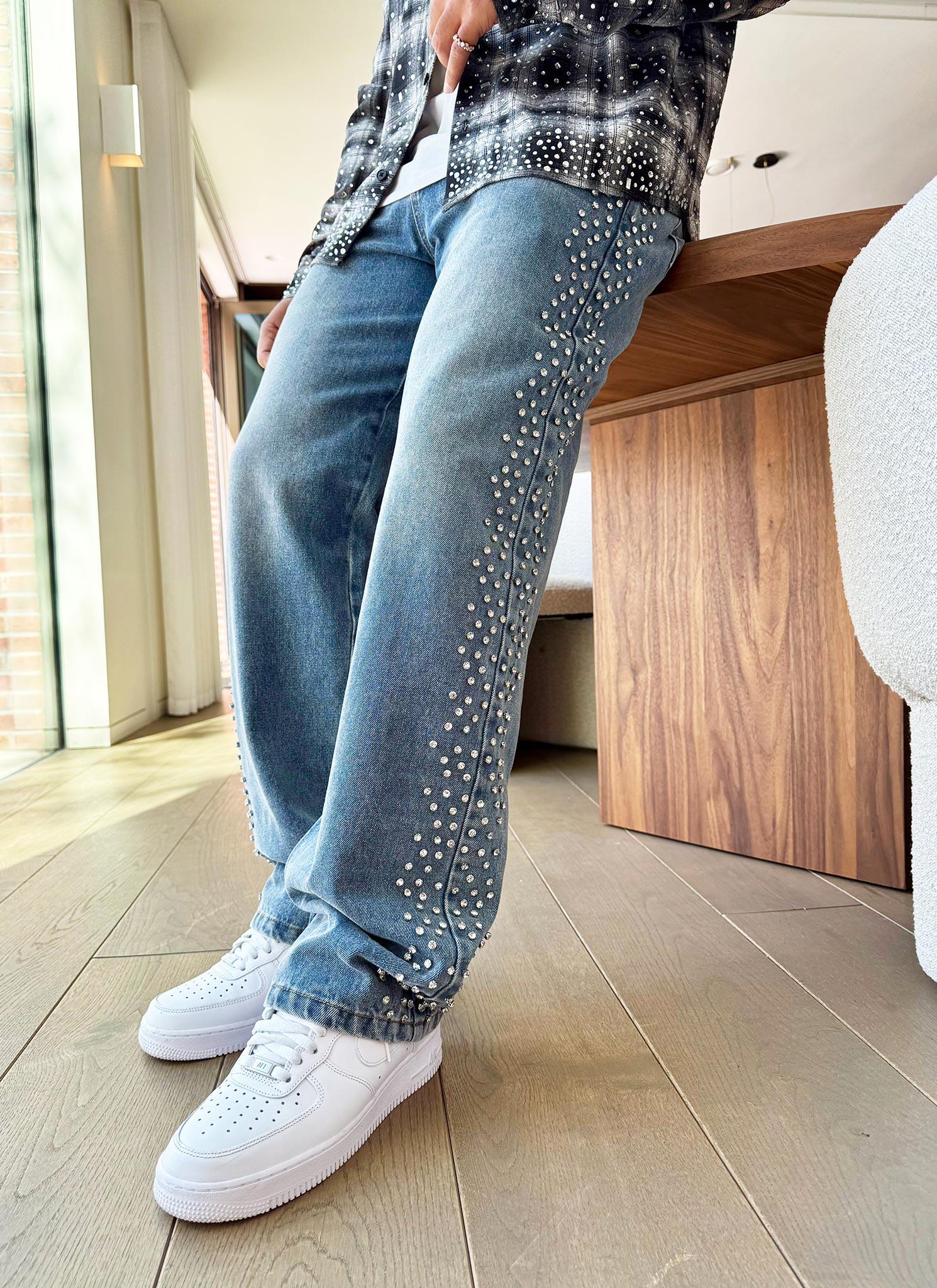 Vintage VVS Jeans - Blue - Image 7