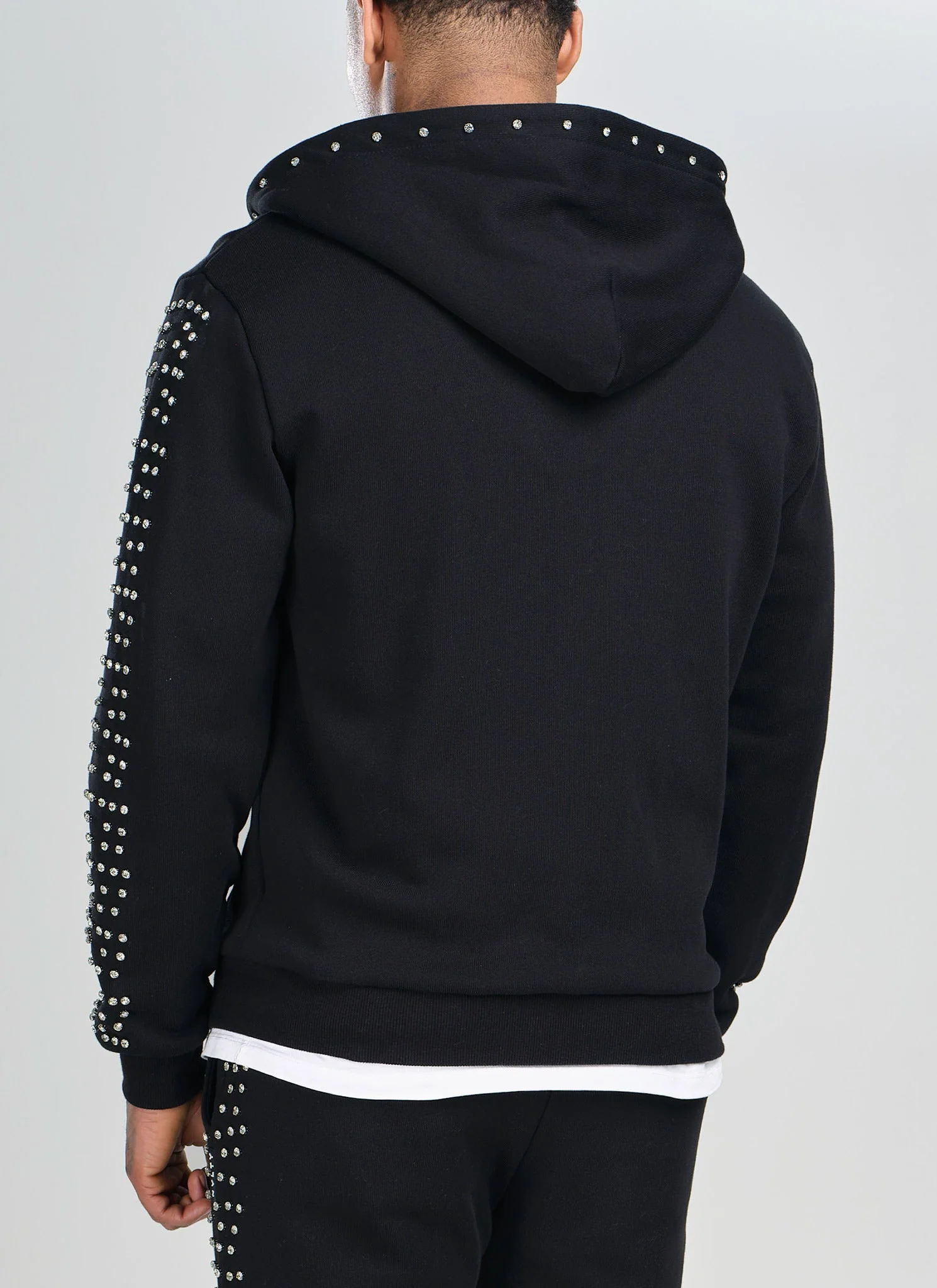 Vintage VVS Zip Hoodie - Black - Image 5